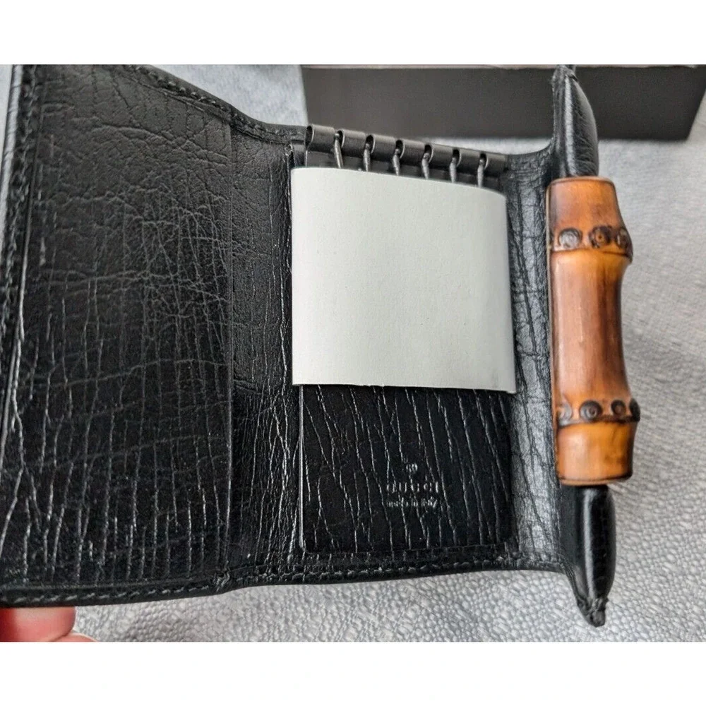Gucci GG Canvas Bamboo 6 Key Holder Case‎ NEW w/box